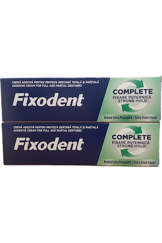 Complete Güçlü Tutuş Extra Ferah Aroma Protez Yapıştırıcı Krem 47 Gr X 2 Adet