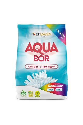 Boron Aquabor Matik Toz Çamaşır Deterjanı 36kg 240 Yıkama Renkli