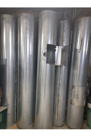 Galvanizli Flanşlı 2mm/2x1mtlik Boru