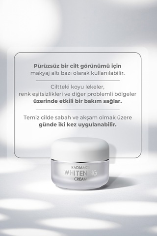 Verobene Radiance Whitening Kore Leke Karşıtı Nemlendirici Krem 50 ML