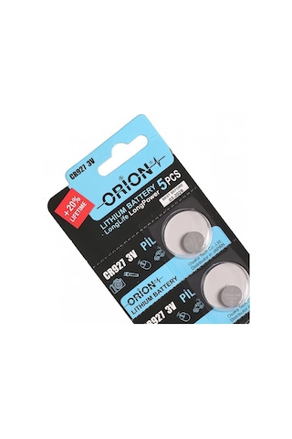 Orion CR927 3V Lityum Pil / CR 927 3V Düğme Pil 5'li Kart Paket