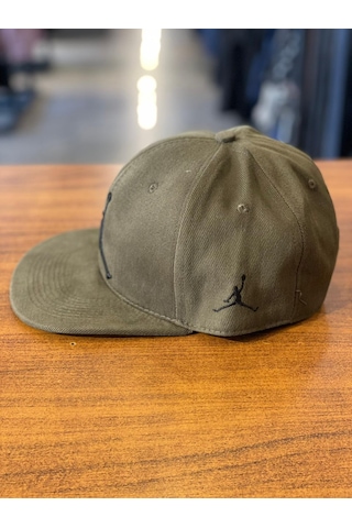 Air Jordan Haki Renk Hiphop Snapback Rapper Basket Cap Şapka