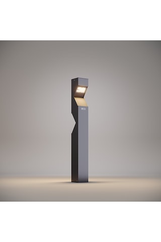 Fonelight Dualluz Çift Yönlü Bahçe Aydınlatması Antrasit 100 Cm Antrasit