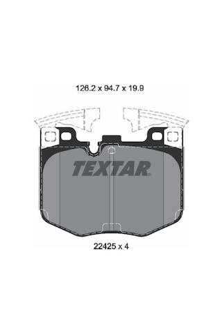 Textar Fren Balatası On Bmw G30 G38 G32 G20 G01 G02 G05 G06 G07 G29 G11 G12 G14 G15 G16 I20