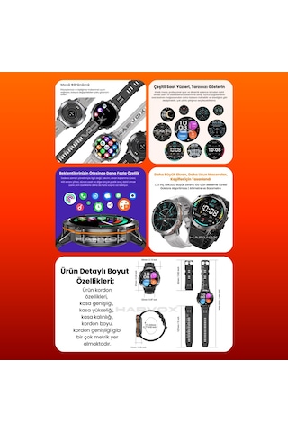 Harvox Watch X2 Pro Akıllı Saat Apple İphone Ve Android Tüm Telefonlara Uyumlu Gümüş