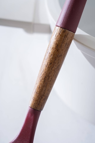 Evero Delikli Silikon Spatula - 28 Cm Kırmızı