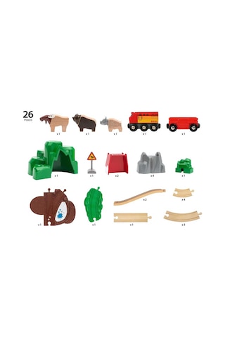 Brio Kuzey Hayvanları Seti 33988