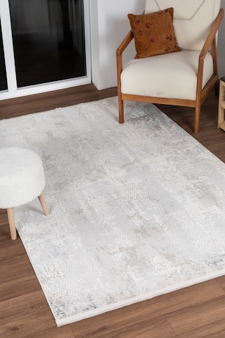 Bienal Vl Saçaklı Modern Dokuma Halı,yüksek Kalite Oturma Odası,salon,mutfak Halısı 8633a-gri