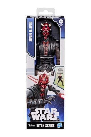 Star Wars Titan Serisi Darth Maul 30 Cm'lik Aksiyon Figürü Ve 2 Aksesuar, 4 Yaş Ve Üzeri Kız Ve Erkek Çocuklar İçin Oyuncaklar