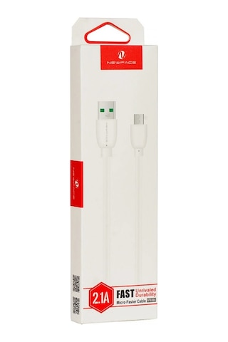 Nf6006 Micro Usb Kablo - Beyaz 1