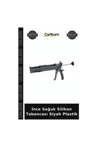 Özel Üretim Hobi Tamirat El Sanatları Pratik İnce Soğuk Silikon Tabancası - Siyah - Plastik