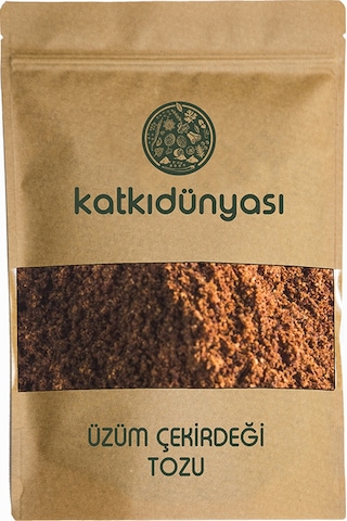 Katkı Dünyası Üzüm Çekirdeği Tozu 500 G