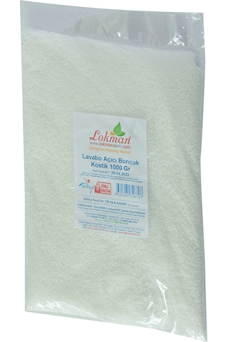 Lokman Avm Lavabo Açıcı Boncuk Kostik 1 KG