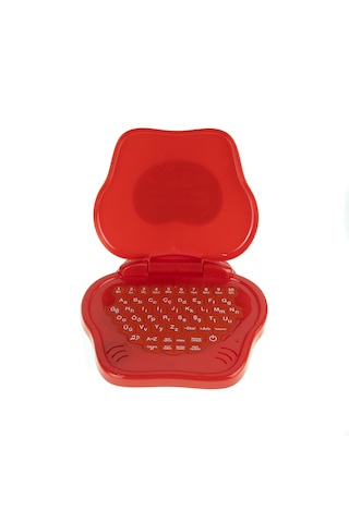 Oyuncak Mini Laptop Eğitici Öğretici Bilgisayarım Türkçe Kırmızı