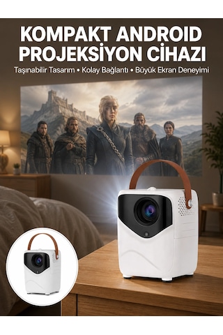 Znv Zenvia Mey İthalat Projeksiyon Ev Sineması Bluetooth 4k Hd Kaliteli Görüntü Kumandalı Yeni Nesil Znv2025 Cmn