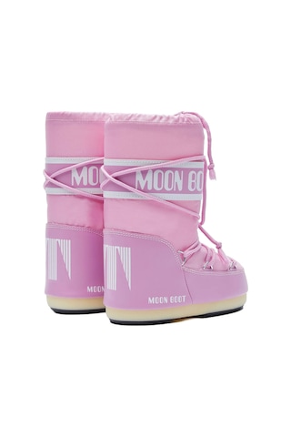 J001 Pink Gum Kar Botu Kadın / Kız 80d1400440-j001 Moon Boot Icon Nylon Pink 23-34 Pembe