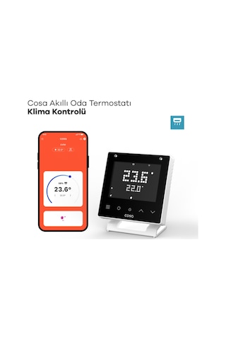Cosa V5 Akıllı Klima Kontrolü - Beyaz Termostat