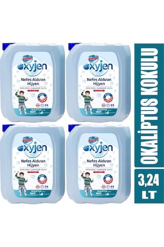 Bingo Çamaşır Suyu 3240ML Oksijenli Okaliptus(4 Lü Set)