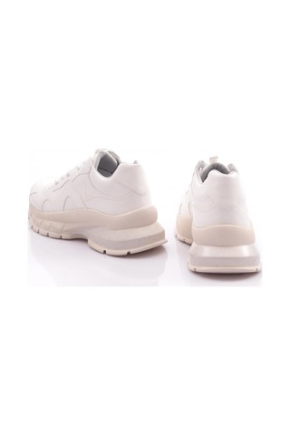 Dgn 55130-22y Kadın Mega Kalın Taban Sneakers Ayakkabı Beyaz