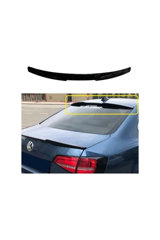 Volkswagen Jetta Mk6 Cam Üstü Rs Spoiler Piano Black 2012-2018
