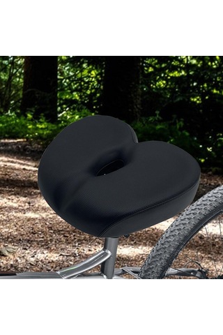 Homyl Burunsuz Bisiklet Koltuk Minderi Geniş Selesi Boş Zaman Siyah