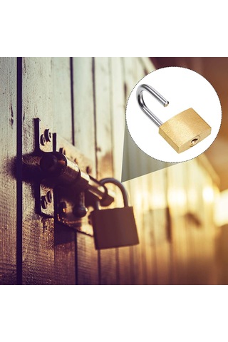 Yaozixa 12 Adet Pirinç Mini Kilit Seti - Bavul, Çanta, Spor Dolabı Ve Daha Fazlası İçin 2 Anahtarlı