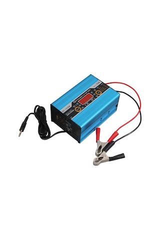 Powermaster Dc-1210a 12 Volt Max 10 Amper Digital Ekranlı Akıllı Akü Şarj Cihazı Aleti Oto Araç Karan Uyumlu