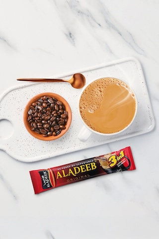 Aladeeb 3’ü 1 Arada Kahve Original Pratik Tek Kullanımlık Hazır Kahve 48 x18 G