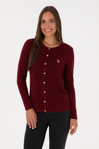 U.s. Polo Assn. Kadın Bordo Hırka Triko 50307737-vr014 Bordo