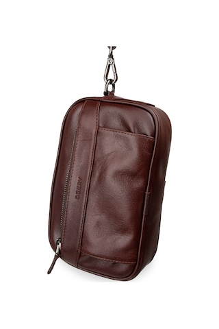 Deery Hakiki Deri Bordo Erkek Portföy Çantası - 08408mbrdy01 Bordo