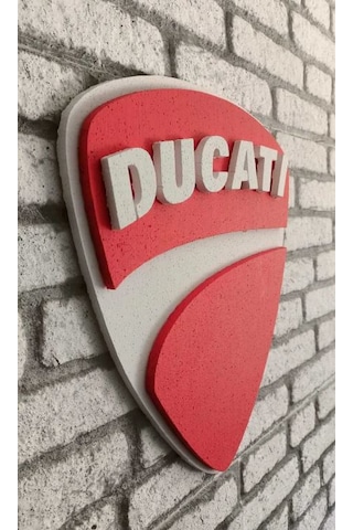 Ducatı Logo 50x50 Ducatı Logosu Ducatı Marka Logosu 3d Ducatı Logo Strafor Logo 50 x 50