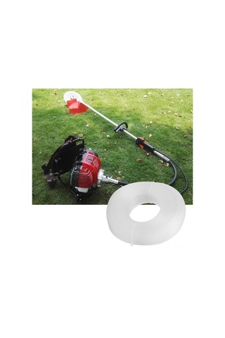Geeroyoo 1.6mm Çap Beyaz Nilon Kesme Teli, 175m Uzunluk, Dayanıklı, Her Tip Benzinli Çim Biçme Makinesi İçin Uygun, Pratik Çim Biçme Aksesuarı