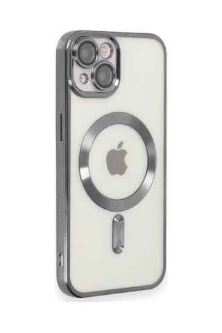 Apple Uyumlu iPhone 15 Kılıf Magsafe Şarj Özellikli Kamera Ve Toz Korumal