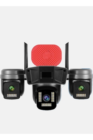 Avenir Av S-308 3 Kameralı Sirenli Wifi Kamera