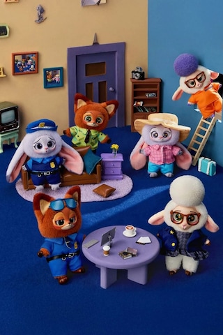 Zootopia Peluş Sürpriz Kutu Blind Box Koleksiyon Serisi Rastgele Model