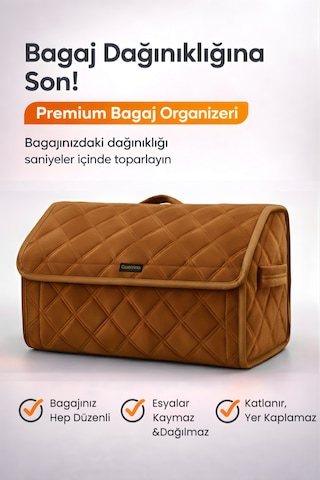 Bagaj Çantası Oto Bagaj Organizer Lüks Tay Tüyü Su Geçirmez Kaymaz Katlanır Düzenleyici - Tcx7 Stiloto