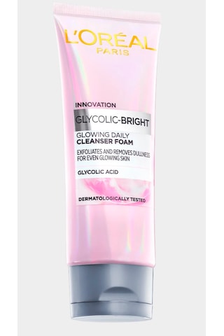 L'oréal Paris - Glikolik Asitli Parlatıcı Günlük Temizleyici Köpük - 100 Ml