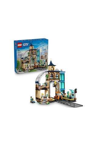 LEGO® City Merkez Tren İstasyonu 60469 - 7 Yaş ve Üzeri Çocuklar için Yaratıcı Oyuncak Yapım Seti (752 Parça)