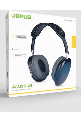Jopus Acustica Mikrofonlu Bluetooth Kulak Üstü Kulaklık
