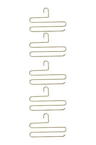 Edora Home 5'li Dolap İçi 3 Katlı Pantolon Askılık - Metal Gold