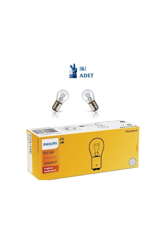 2 Adet Philips Uyumlu 12v P21-5w Stop-sinyal Ampulü 1016 12499 Cp