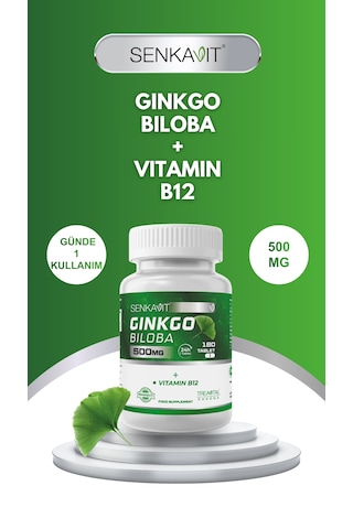 Senkavit Ginko Biloba Ve B12 İçeren 180 Li Tablet