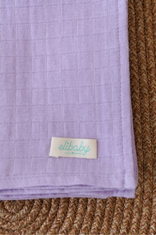 Organik Pamuk Çift Katlı Müslin Örtü Lavanta 75x85 CM Lavanta