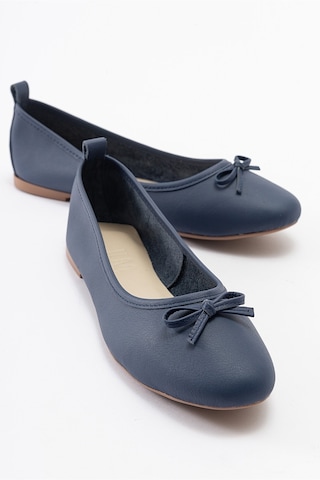 Luvishoes Cilt Kadın Babet 01 Lacivert