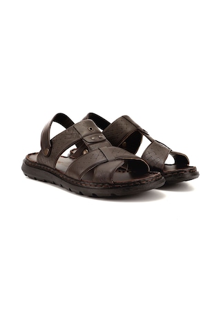 Gönderi(R) Gönderi R Erkek Kahverengi Hakiki Deri Comfort Sandalet Dyma73142811 Kahverengi