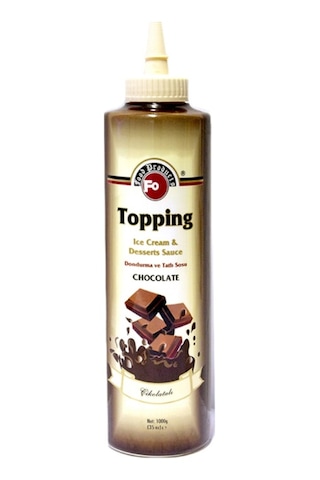 Fo Topping Çikolatalı Dondurma Ve Tatlı Sosu 1 KG Fo Topping Çikolatalı Dondurma Ve Tatlı Sosu 1 KG