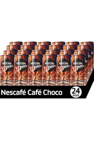 Nescafe Xpress Cafe Choco Soğuk Kahve 250 Ml X 24 Adet Hazır