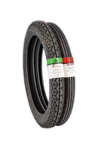 Honda Cup Rks Winnner Mondial 275-17 Tt Ve 250-17 Tt Tubetype Lastik Set