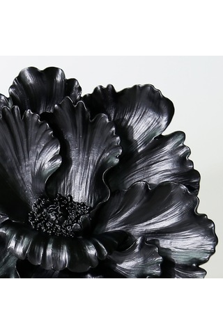 Açelya Dekoratif Çiçek Siyah