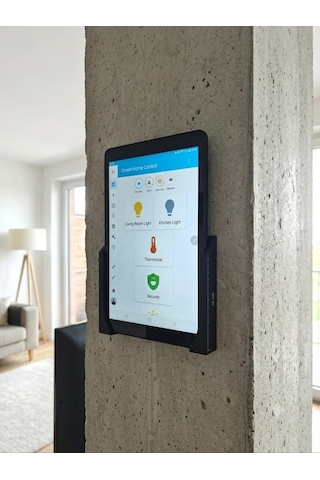 Dikey Kullanım Evrensel Tablet Tutucu Duvara Sabitleme Aparatı - Tablet Duvar Askısı Vida Dahil
